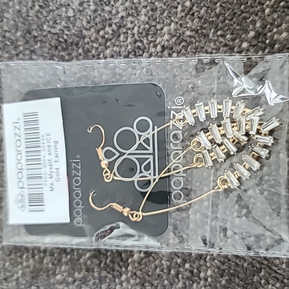 Me, Myself and ICE Gold Earrings - Picture 4 of 5